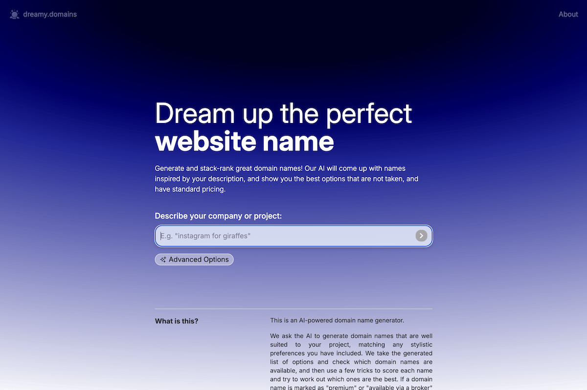 Dreamy Domains